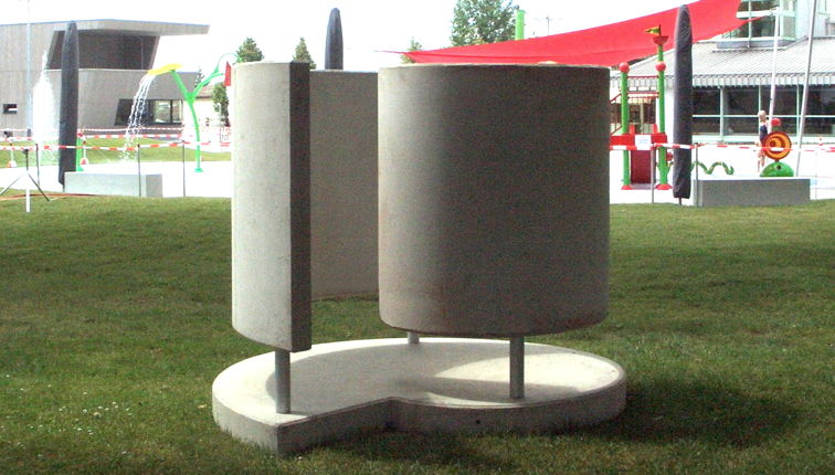 Schnecken-Kabine im Freibad